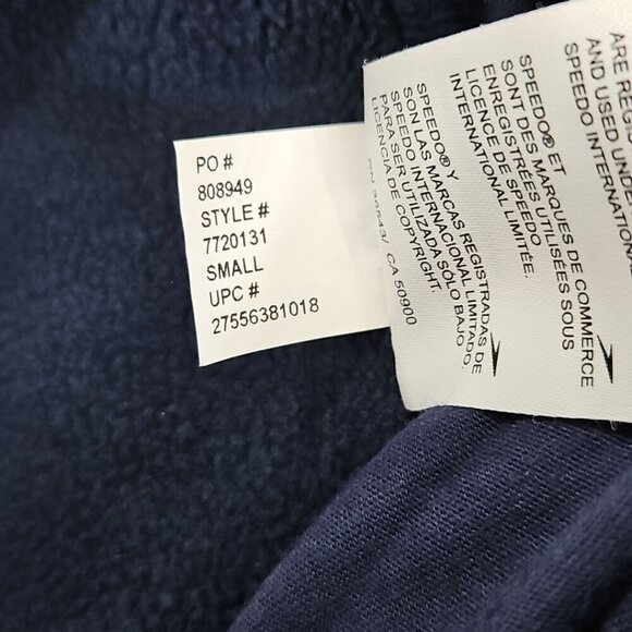 Speedo Joggers Men's Small Navy Blue Drawstring Pockets Elastic Waist 7720131 - Picture 7 of 13